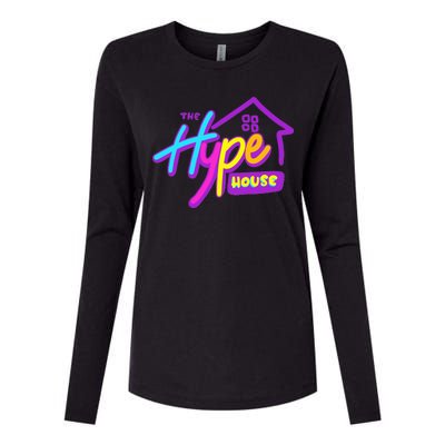 The Hype House Womens Cotton Relaxed Long Sleeve T-Shirt