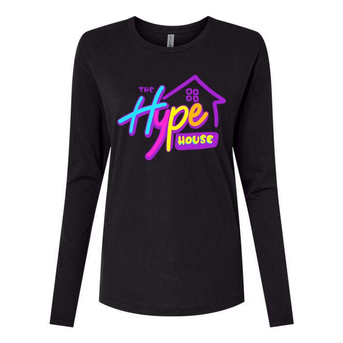 The Hype House Womens Cotton Relaxed Long Sleeve T-Shirt