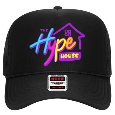 The Hype House High Crown Mesh Back Trucker Hat