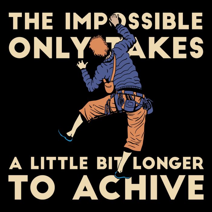 The Impossible Only Takes A Little Bit Longer To Achive Cooling Performance Crew T-Shirt