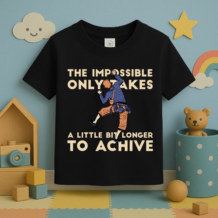 The Impossible Only Takes A Little Bit Longer To Achive Toddler T-Shirt