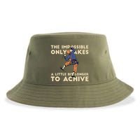 The Impossible Only Takes A Little Bit Longer To Achive Sustainable Bucket Hat