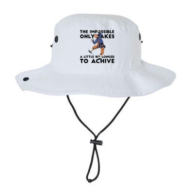 The Impossible Only Takes A Little Bit Longer To Achive Legacy Cool Fit Booney Bucket Hat