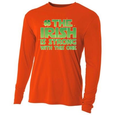 The Irish Is Strong With This One Cooling Performance Long Sleeve Crew