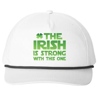 The Irish Is Strong With This One Snapback Five-Panel Rope Hat