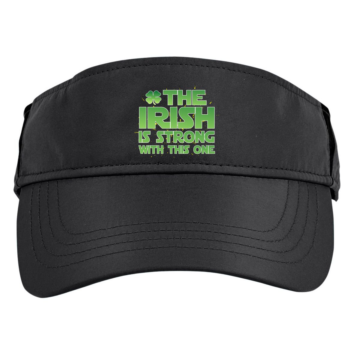 The Irish Is Strong With This One Adult Drive Performance Visor