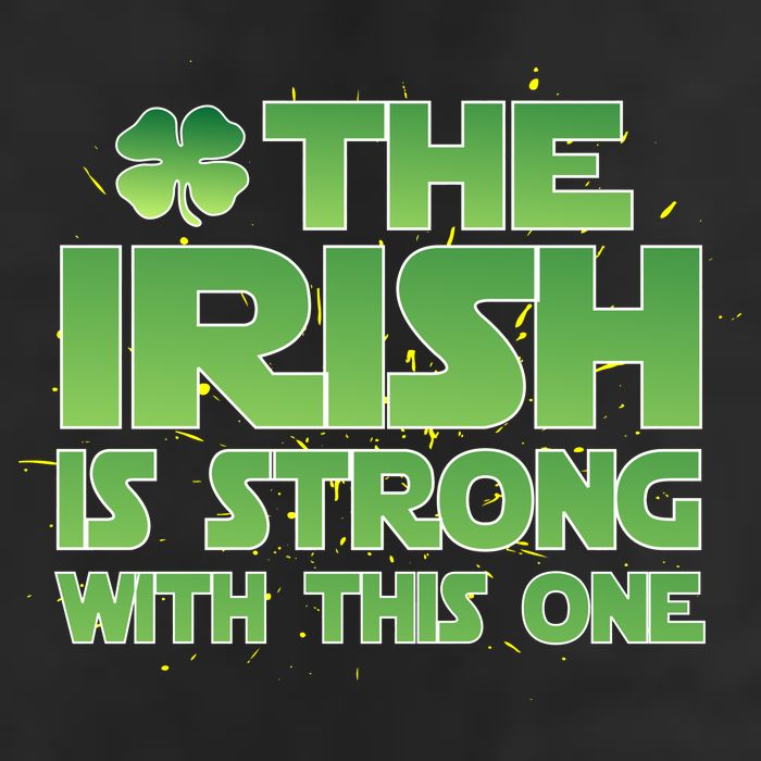 The Irish Is Strong With This One Adult Drive Performance Visor