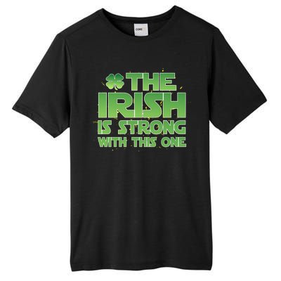 The Irish Is Strong With This One Tall Fusion ChromaSoft Performance T-Shirt