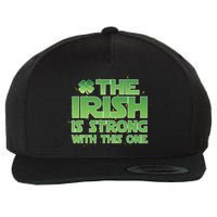 The Irish Is Strong With This One Wool Snapback Cap