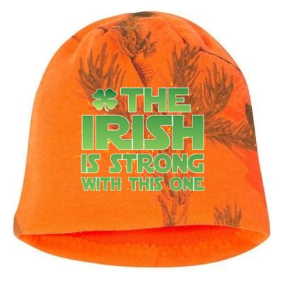 The Irish Is Strong With This One Kati - Camo Knit Beanie