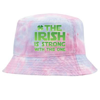 The Irish Is Strong With This One Tie-Dyed Bucket Hat