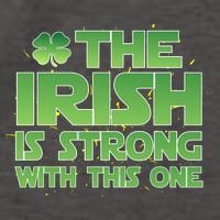 The Irish Is Strong With This One Vector Backpack