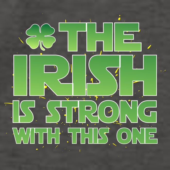 The Irish Is Strong With This One Vector Backpack