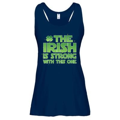 The Irish Is Strong With This One Ladies Essential Flowy Tank