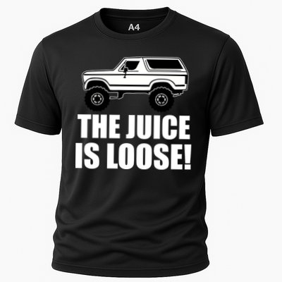 The Juice is Loose White Bronco Funny Performance Shirt