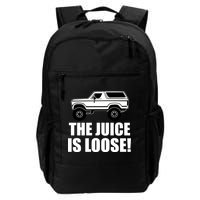 The Juice is Loose White Bronco Funny Backpack