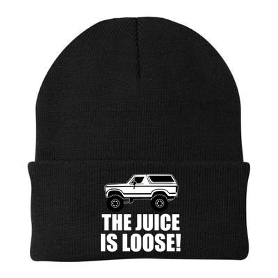 The Juice is Loose White Bronco Funny Beanie