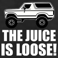 The Juice is Loose White Bronco Funny Microfiber Hand Towel