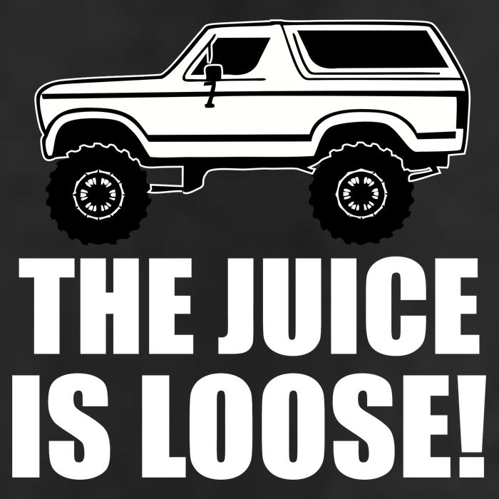 The Juice is Loose White Bronco Funny Microfiber Hand Towel