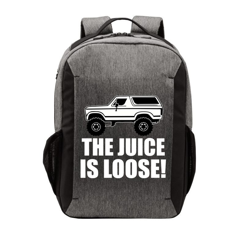 The Juice is Loose White Bronco Funny Vector Backpack