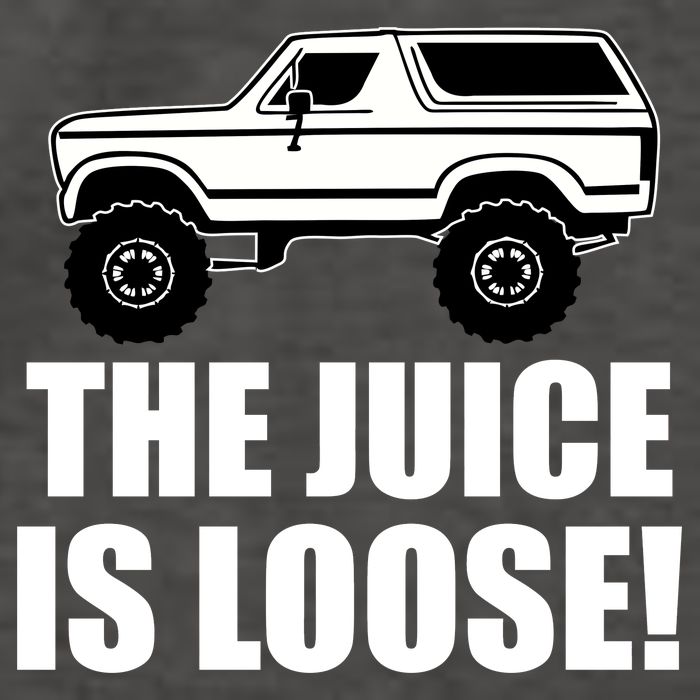 The Juice is Loose White Bronco Funny Vector Backpack