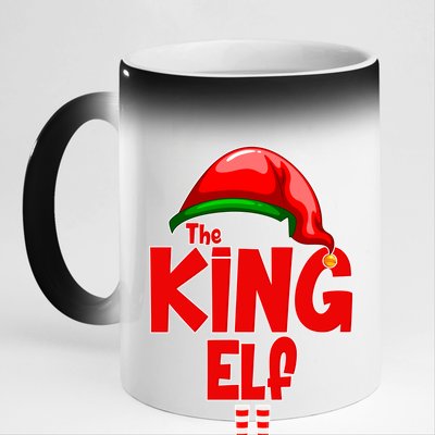 The King Elf Christmas 11oz Black Color Changing Mug