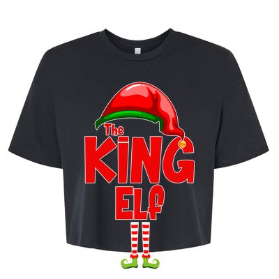 The King Elf Christmas Bella+Canvas Jersey Crop Tee