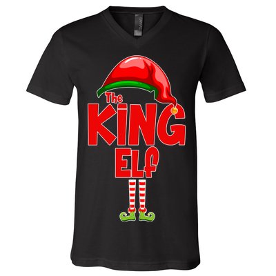 The King Elf Christmas V-Neck T-Shirt