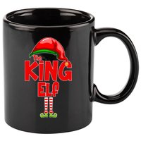 The King Elf Christmas 11oz C Handle Ceramic Mug