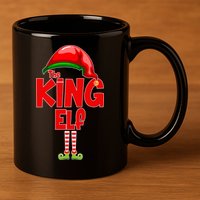 The King Elf Christmas 11oz C Handle Ceramic Mug