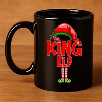 The King Elf Christmas 11oz C Handle Ceramic Mug