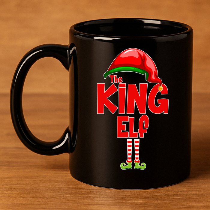 The King Elf Christmas 11oz C Handle Ceramic Mug