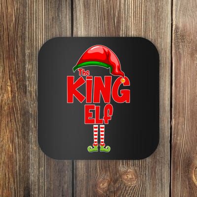 The King Elf Christmas Coaster