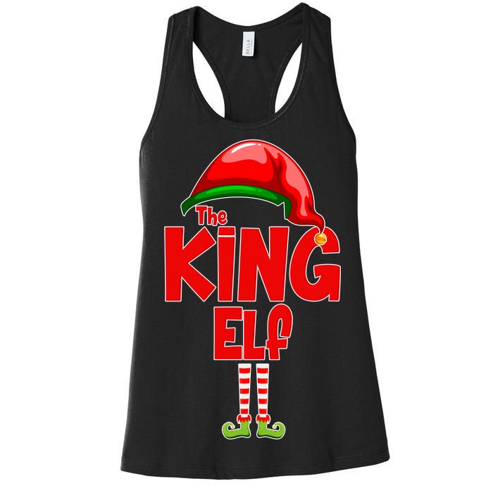 The King Elf Christmas Women's Racerback Tank