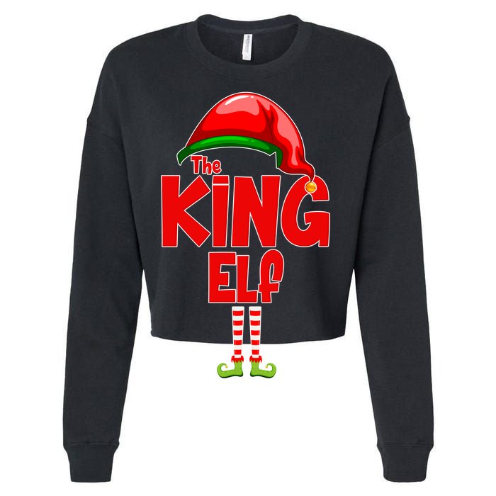 The King Elf Christmas Cropped Pullover Crew