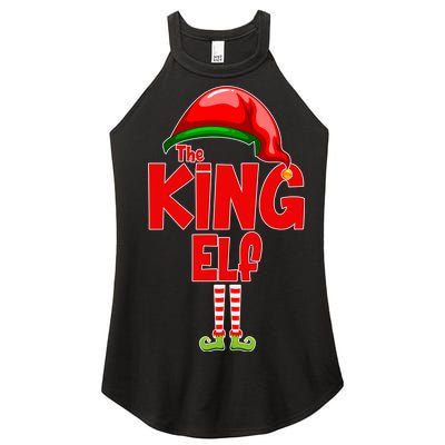 The King Elf Christmas Women’s Perfect Tri Rocker Tank