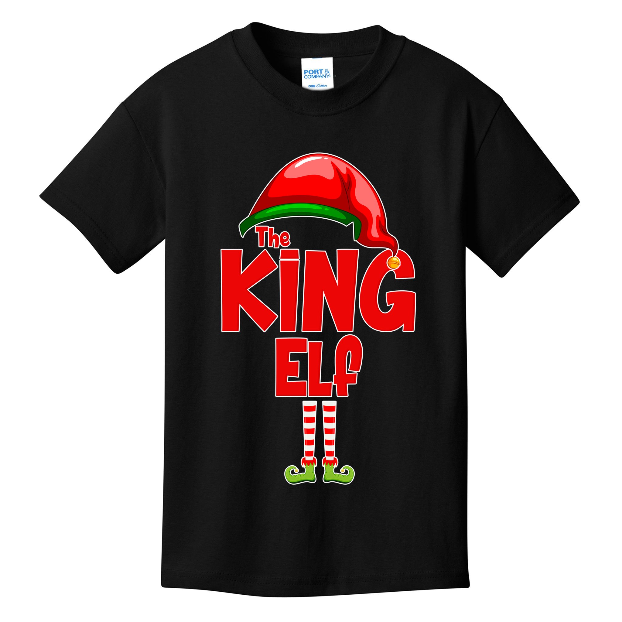 The King Elf Christmas Kids T-Shirt
