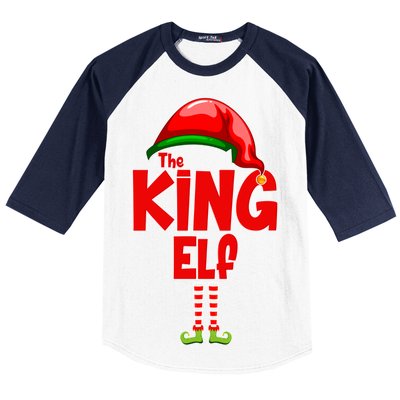 The King Elf Christmas Baseball Sleeve Shirt