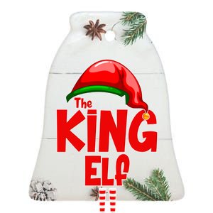 The King Elf Christmas Ceramic Bell Ornament