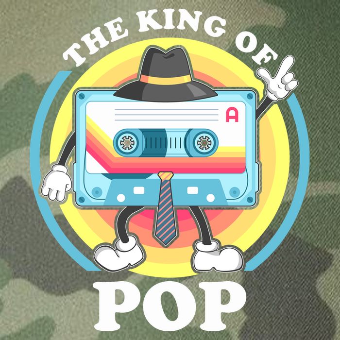 The King of Pop Retro Cassette Tape Legacy Tie Dye Trucker Hat