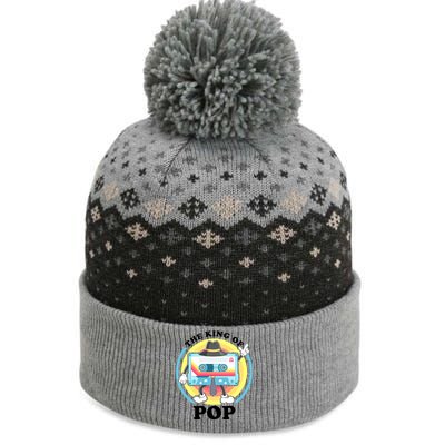 The King of Pop Retro Cassette Tape The Baniff Cuffed Pom Beanie