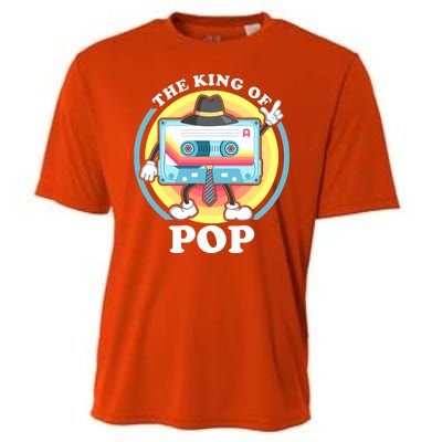 The King of Pop Retro Cassette Tape Cooling Performance Crew T-Shirt