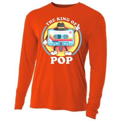 The King of Pop Retro Cassette Tape Cooling Performance Long Sleeve Crew