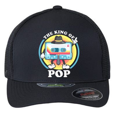 The King of Pop Retro Cassette Tape Flexfit Unipanel Trucker Cap