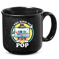 The King of Pop Retro Cassette Tape 15oz Campfire Ceramic Mug