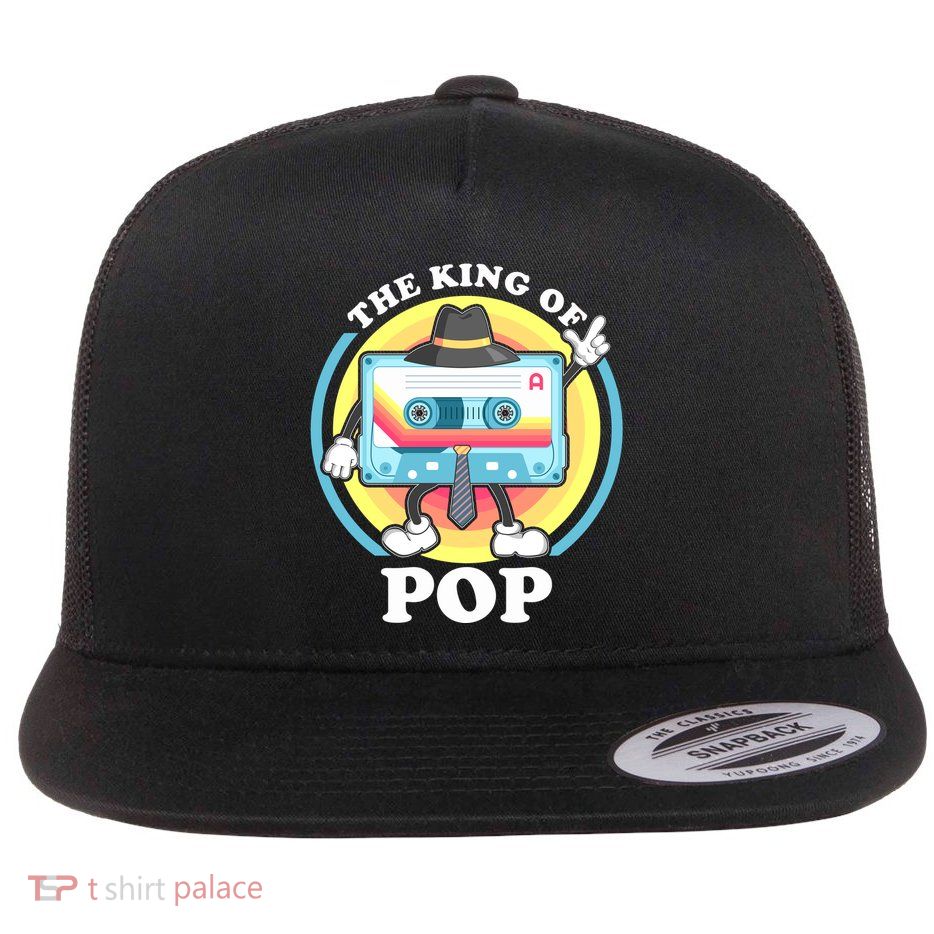 The King of Pop Retro Cassette Tape Flatbill Hat