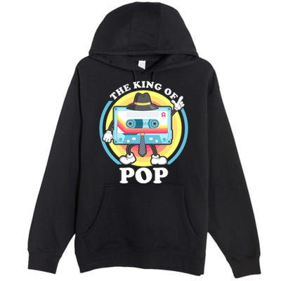 The King of Pop Retro Cassette Tape Premium Pullover Hoodie