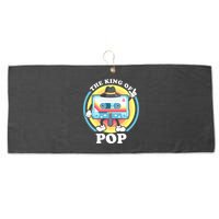 The King of Pop Retro Cassette Tape Large Microfiber Waffle Golf Towel