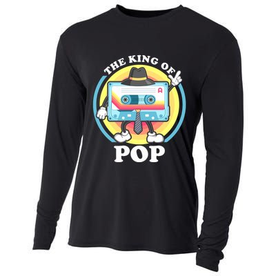 The King of Pop Retro Cassette Tape Cooling Performance Long Sleeve Crew