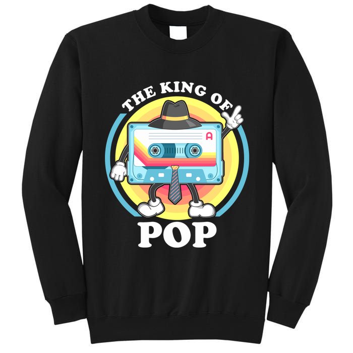 The King of Pop Retro Cassette Tape Tall Sweatshirt